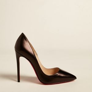 Christian Louboutin Black Palais Leather Pumps
